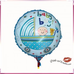Balões Menino ou Menina Carrinho Bebê
