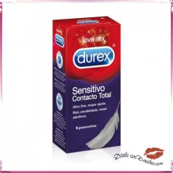 6 Preservativos Durex Sensitive