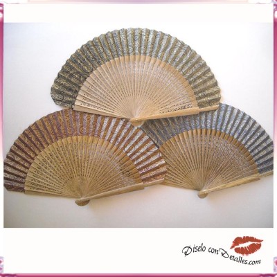 Leques de Carvalho com Caxemira 23 cm