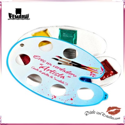 Palette de Pintor 6 Preservativos sabores