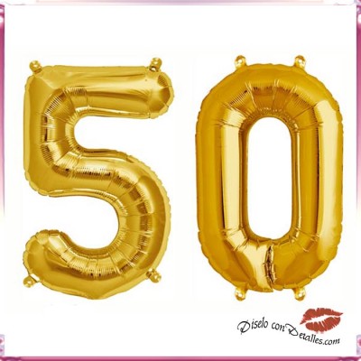 2 Balões Gigantes com Forma de Números