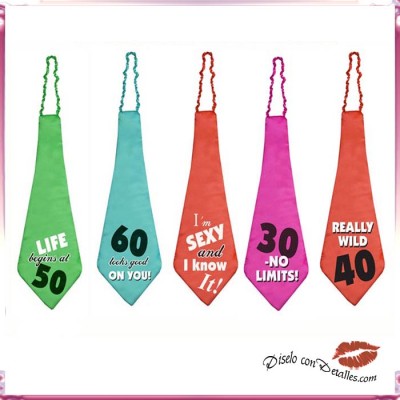 Corbatas para Cumpleaños