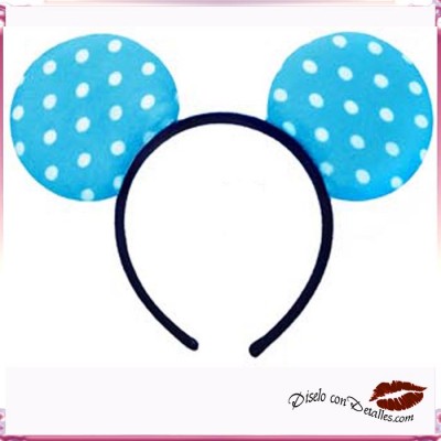 Diadema Orelhas Minnie com Pontos