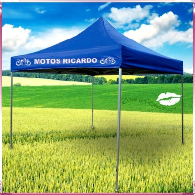Tendas Carpa Aço 3x3 Dobrável 420D