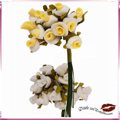 Rosas Blancas o Amarillas