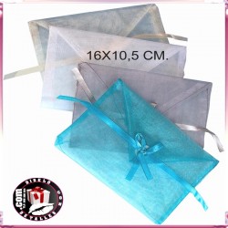 Envelopes de organza 16 x 10,5 cm