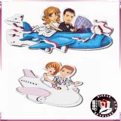Stickers Casamento Aviões