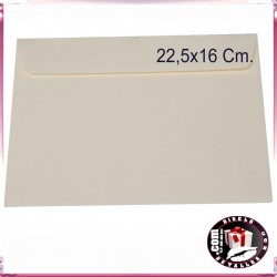 Envelopes Crema Casamentos 22,5 x 16 cm