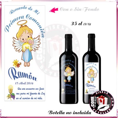 Adhesivo Vinilo para Botella de Vino 3/8
