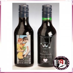 Botellas de Vino 12,5 cl Personalizadas para Bodas