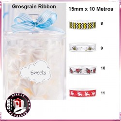 Cinta Grosgrain Ribbon 15mm x 10 mt