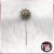 Alfinetes Flor com Brilhos