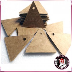 Cartões de Presentes Kraft triangulares 