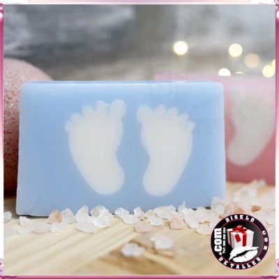 Design de Sabão Pés Azul - Manga