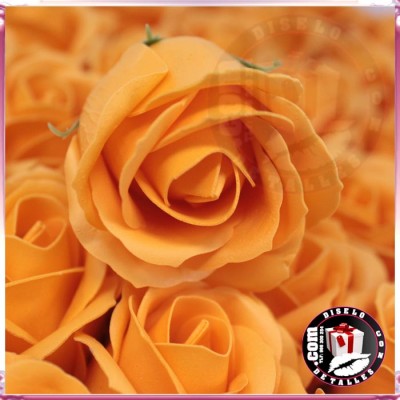 Rosas de Jabón Packs 50 uds Naranjas
