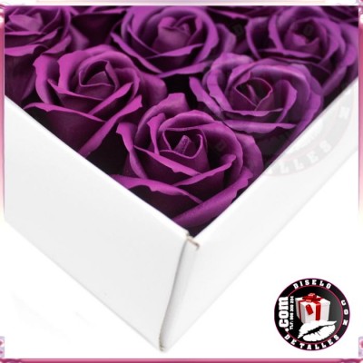 Rosas de Jabón Packs 50 uds Violeta