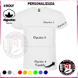 Camiseta Niño de Algodón ROLY 150 Grs Personalizable