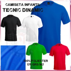 Camiseta Infantil Tecnic Dinamic 125 grs