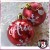 Bolas de Natal vermelha 6 cm Personalizadas