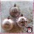Bolas de Natal Rosa Maquilhagem de 6 cm Personalizadas