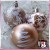 Bolas de Natal Rosa Maquilhagem de 6 cm Personalizadas