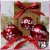 Bolas de Natal vermelha 6 cm Personalizadas