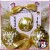 Bolas de Natal Douradas 6 cm Personalizadas