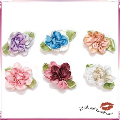 Rosas de Cetim Saco 100 uds